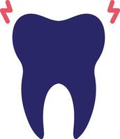 icône de vecteur de maux de dents