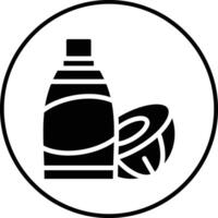 icône de vecteur d'huile de noix de coco