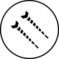 icône de vecteur de fléchettes