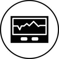 icône de vecteur d'électrocardiogramme