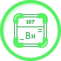 bohrium vert mélanger icône vecteur