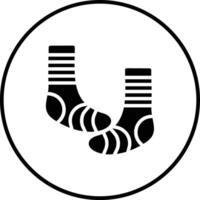 icône de vecteur de chaussettes