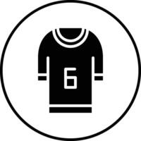 icône de vecteur de chemise de sport