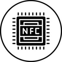 nfc vecteur icône