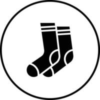 icône de vecteur de chaussettes