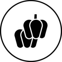 icône de vecteur de paprika