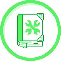 réparation vert mélanger icône vecteur