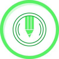composer vert mélanger icône vecteur