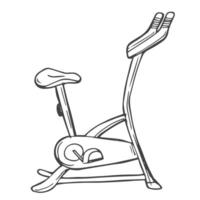 exercice bicyclette icône isolé vecteur graphique