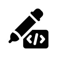 Éditer icône. vecteur glyphe icône pour votre site Internet, mobile, présentation, et logo conception.