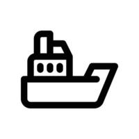 navire icône. vecteur ligne icône pour votre site Internet, mobile, présentation, et logo conception.