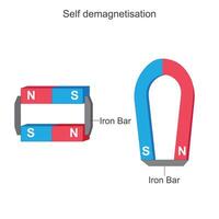 auto-démagnétisation est une processus où une aimant progressivement perd ses magnétique Propriétés plus de temps dû à divers facteurs. vecteur