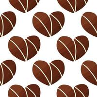 Chocolat valentines journée cœur l'amour sucré modèle vecteur
