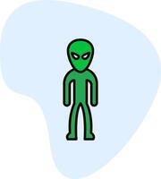 extraterrestre vecto icône vecteur