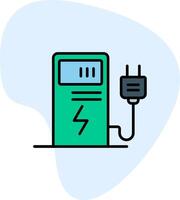 électrique charge vecto icône vecteur