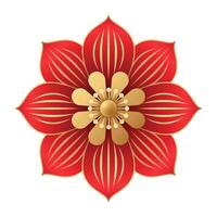 vecteur coloré fleur éléments pour chinois et Oriental conception