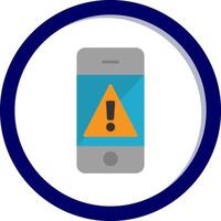 mobile alerte vecto icône vecteur