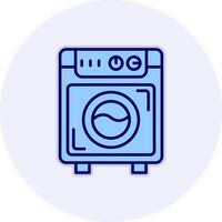 la lessive machine vecto icône vecteur