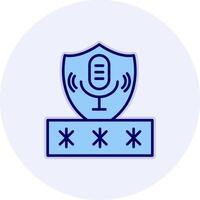 voix accès Sécurité vecto icône vecteur