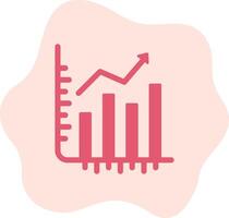 les stocks croissance vecto icône vecteur