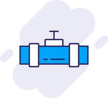 tuyau ligne rempli arrière-plan icône vecteur