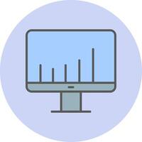 moniteur écran vecto icône vecteur