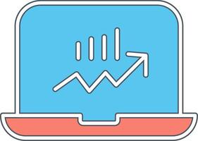 les stocks surveillance vecto icône vecteur