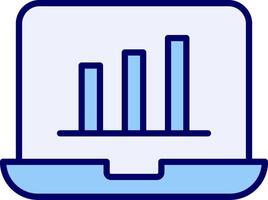 les stocks analytique vecto icône vecteur