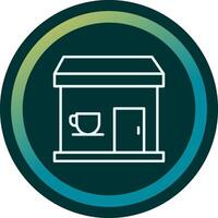 café magasin vecto icône vecteur
