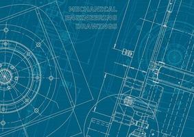 identité d'entreprise. plan. dessins d'ingénierie vectorielle vecteur