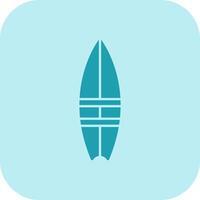 planche de surf glyphe triton icône vecteur