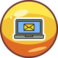 email portable vecto icône vecteur