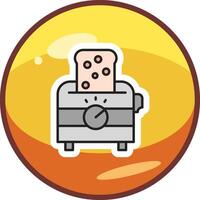grille-pain vecto icône vecteur