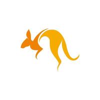 Facile Orange kangourou illustration vecteur