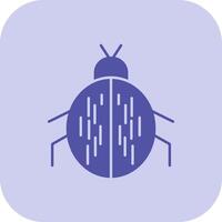 scarabée glyphe triton icône vecteur