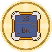 brome bande dessinée cercle icône vecteur