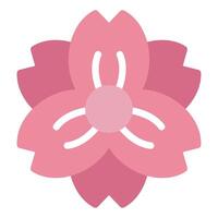 fleur icône printemps, pour uiux, la toile, application, infographie, etc vecteur
