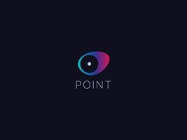 point logo concept illustration vecteur