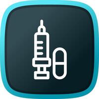 conception d'icônes créatives de médicaments vecteur
