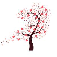 l'amour arbre illustration vecteur