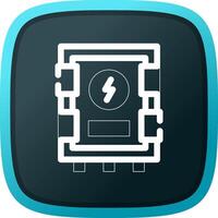 conception d'icône créative de panneau électrique vecteur