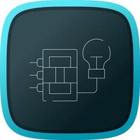 circuit Créatif icône conception vecteur