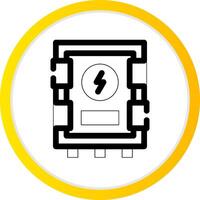 conception d'icône créative de panneau électrique vecteur