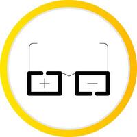 des lunettes ordonnance Créatif icône conception vecteur