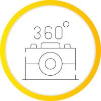 360 caméra Créatif icône conception vecteur