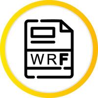 wrf Créatif icône conception vecteur
