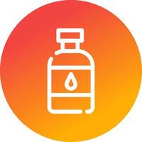 conception d'icône créative bouteille d'eau vecteur