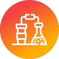 conception d'icône créative de chimie vecteur