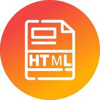 html Créatif icône conception vecteur