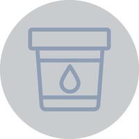 conception d'icône créative d'échantillon d'urine vecteur